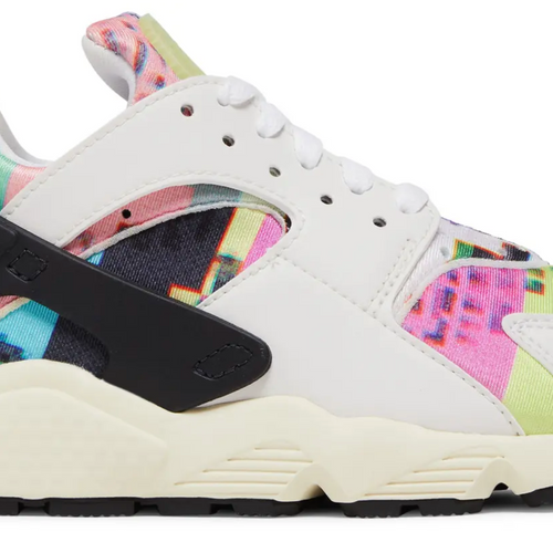 Women's Nike Air Huarache SE 'Pixel' Multi-Color Sneakers - Size 6W