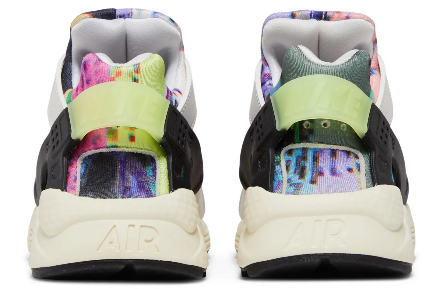 Women's Nike Air Huarache SE 'Pixel' Multi-Color Sneakers - Size 8.5W