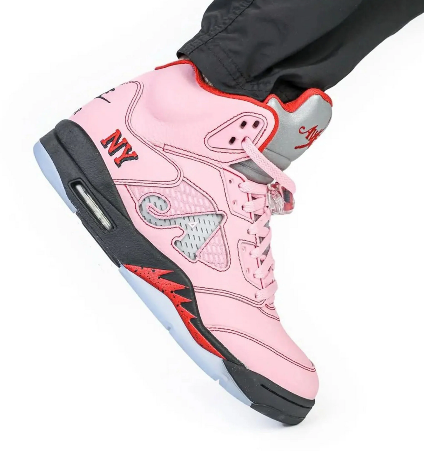 Nike Air Jordan 5 Awake NY 'Arctic Pink' (Damaged Box) Sneakers - Size 13M