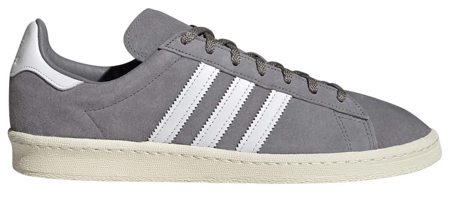 Adidas Campus 80s 'Grey Off-White' Men's Sneakers - Size 7M