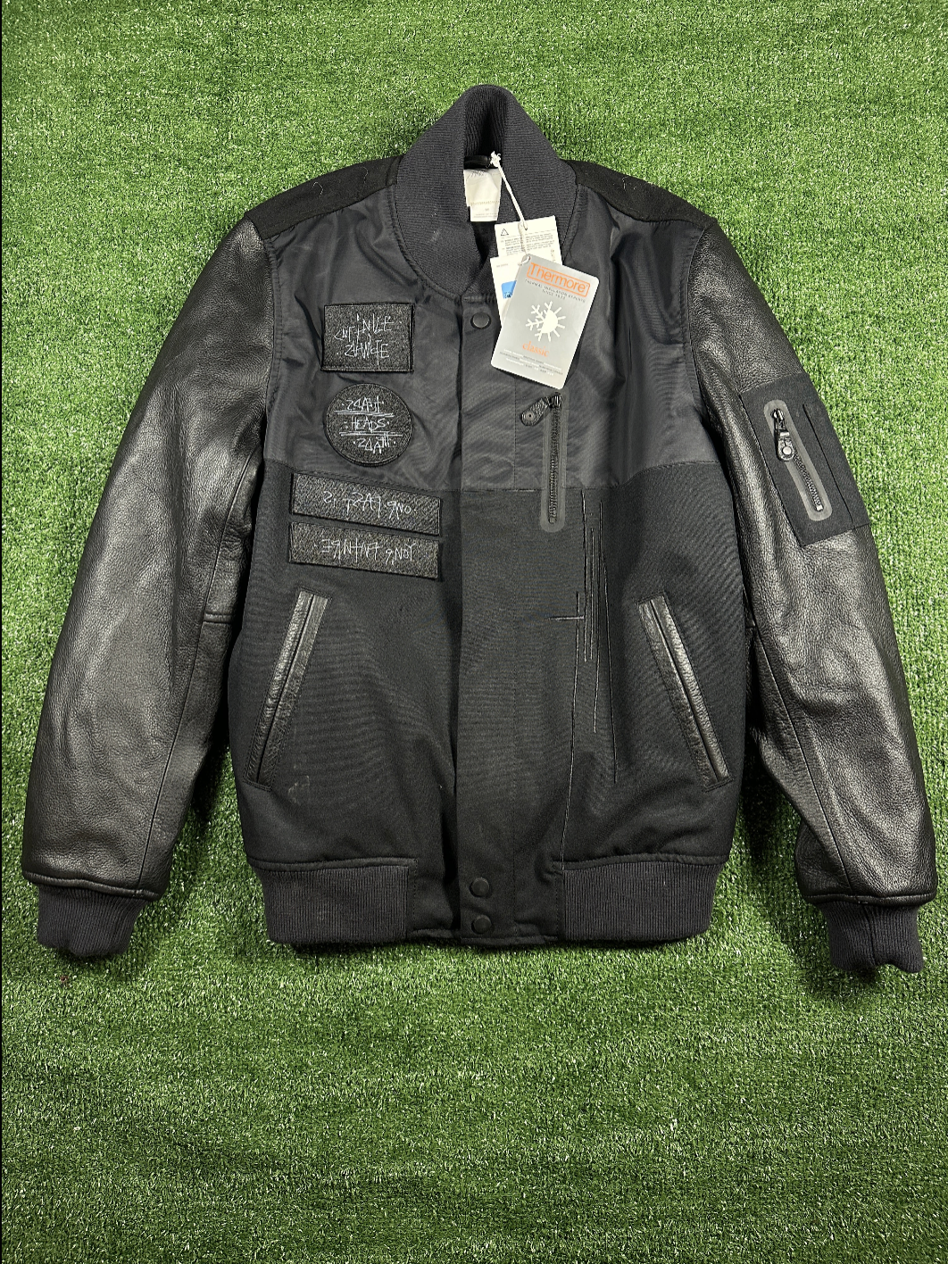 Nike Men's Black Destroyer Varsity Jacket - Size Medium