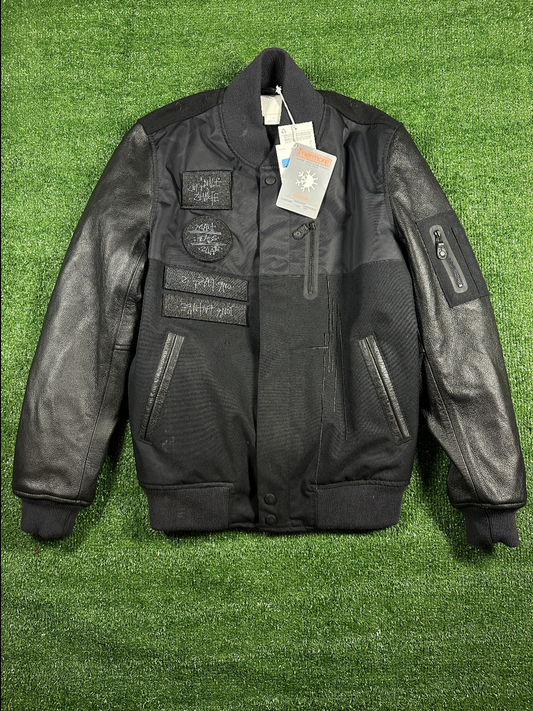 Nike Men's Black Destroyer Varsity Jacket - Size Medium