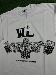Warren Lotas 'Squat' White Men's T-Shirt - Size Small