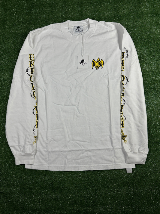 Warren Lotas 'Unforgiven' Long Sleeve White Men's Shirt - Size Medium