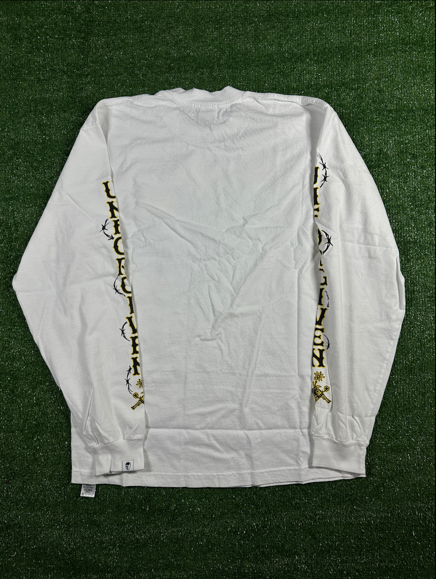 Warren Lotas 'Unforgiven' Long Sleeve White Men's Shirt - Size Medium