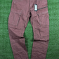 G-Star Men's Rovic 3D Cargo Zip Pants in Burgundy - Size 36W/32L