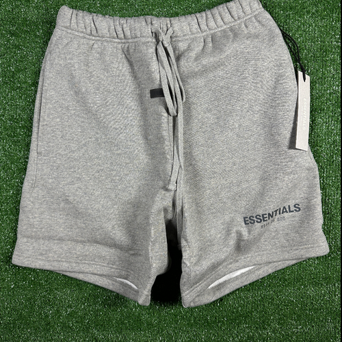Fear Of God Essentials 'Dark Oatmeal' Grey Men's Sweatshorts - Size XXS