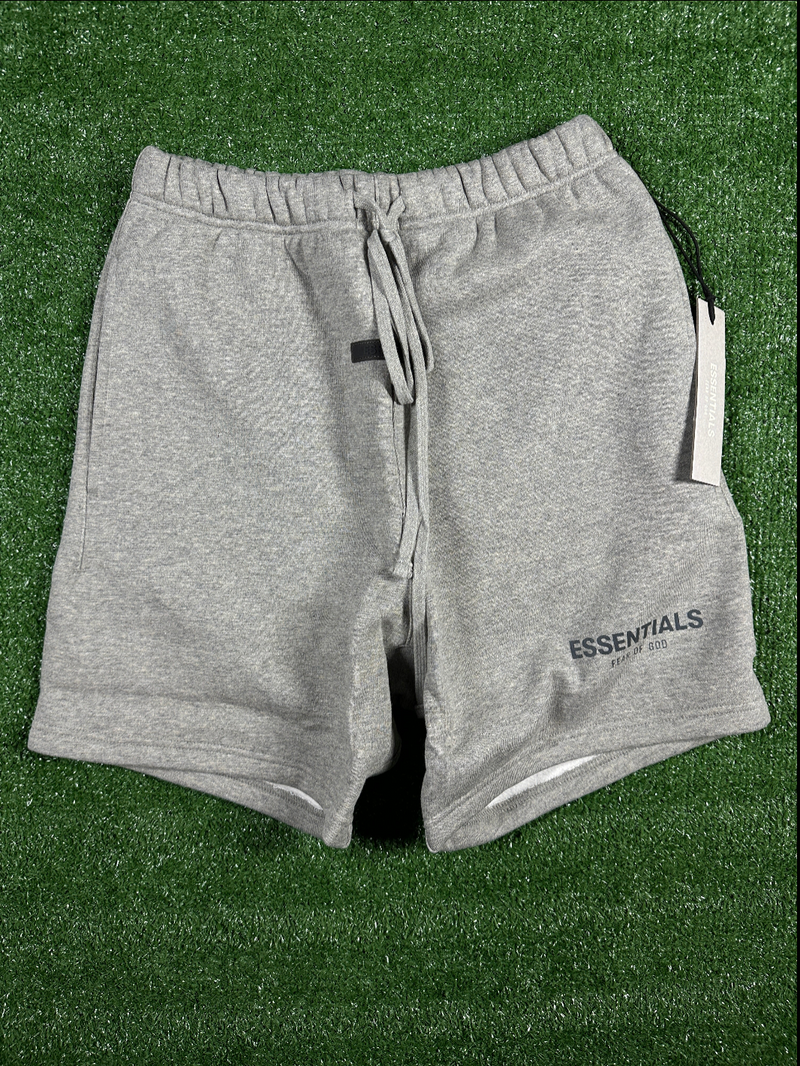 Fear Of God Essentials 'Dark Oatmeal' Grey Men's Sweatshorts - Size XXS