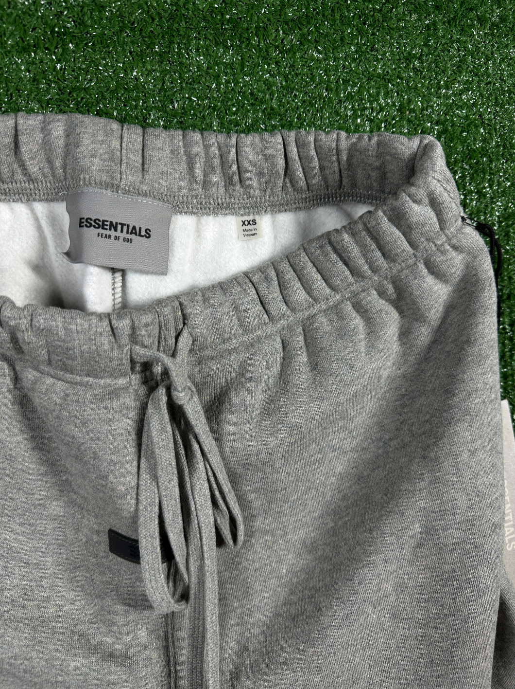 Fear Of God Essentials 'Dark Oatmeal' Grey Men's Sweatshorts - Size XXS