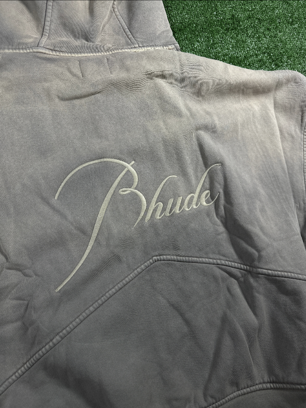 Rhude 'Sundry Elephant' Men's Full-Zip Hoodie (Minor Flaw) Brand New - Size Large