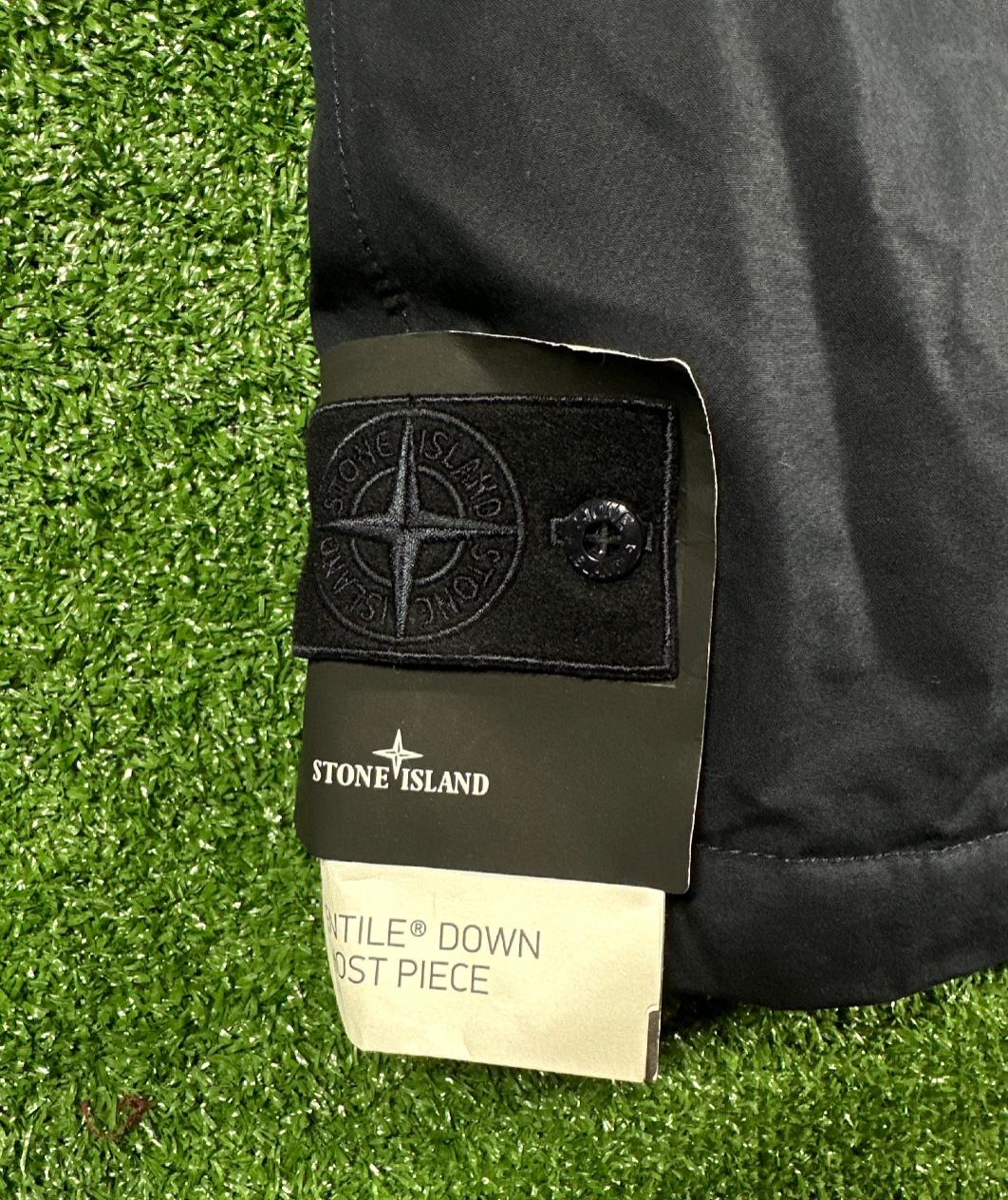 Stone Island Giubbotto Maniche Navy Blue Puffer Men's Full-Zip Vest - Size XXL