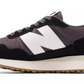 New Balance Women's 237 Black/White/Grey Running Sneakers - Size 6W