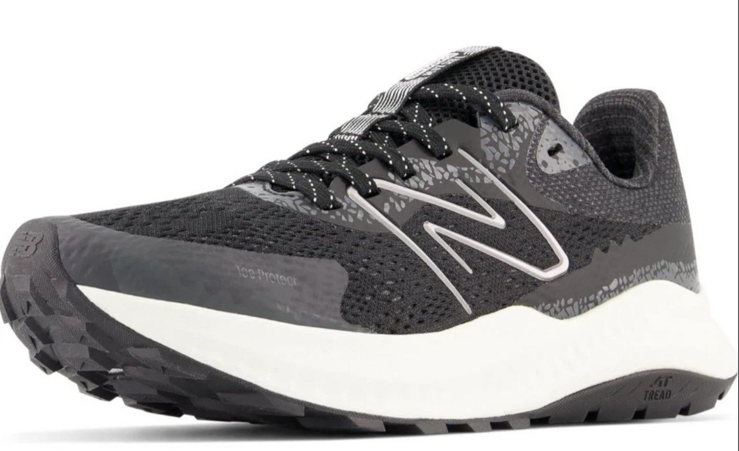 New Balance Women's DynaSoft Nitrel V5 Black/White Wide Sneakers - Size 8W