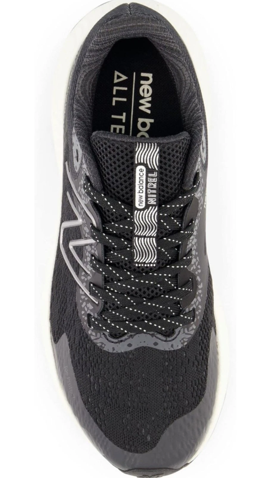 New Balance Women's DynaSoft Nitrel V5 Black/White Wide Sneakers - Size 8W