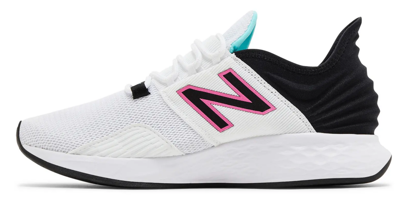 New Balance Women's Fresh Foam Roav 'White Black Surf' Sneakers - Size 6.5W