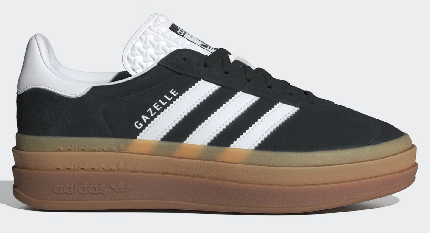 Adidas Women's Bold Gazelle 'Black White Gum' Sneakers - Size 11W