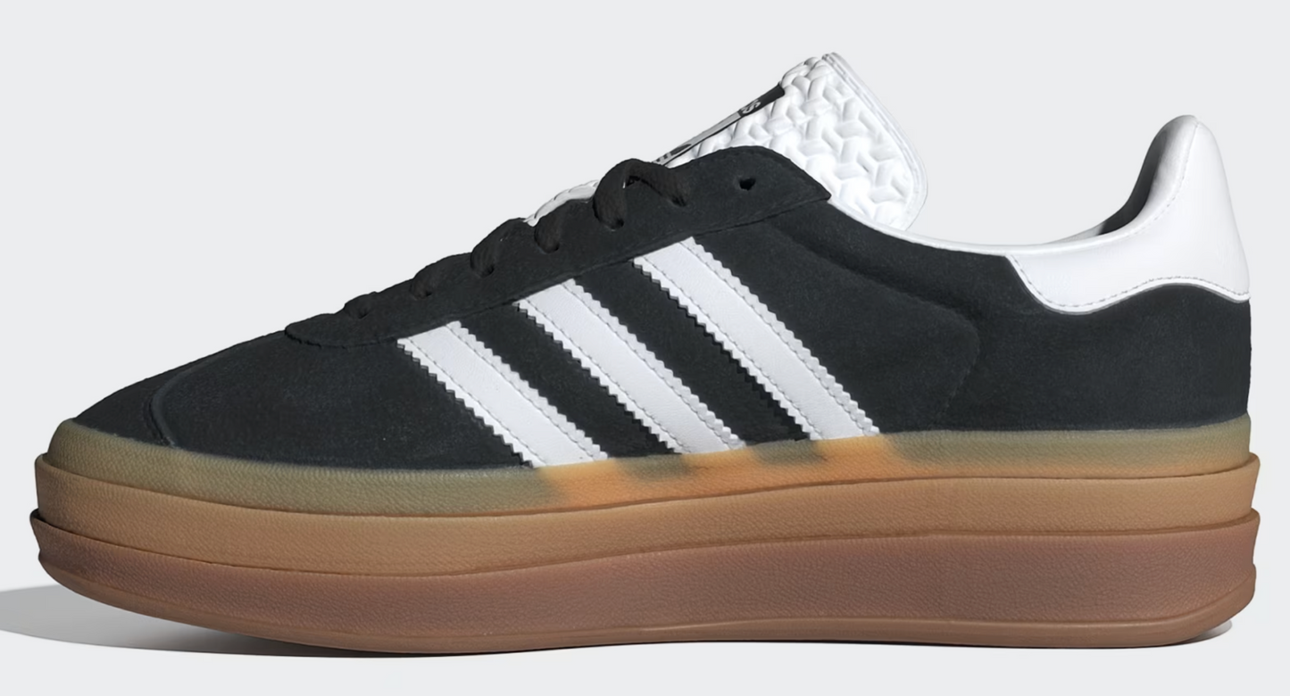 Adidas Women's Bold Gazelle 'Black White Gum' Sneakers - Size 11W