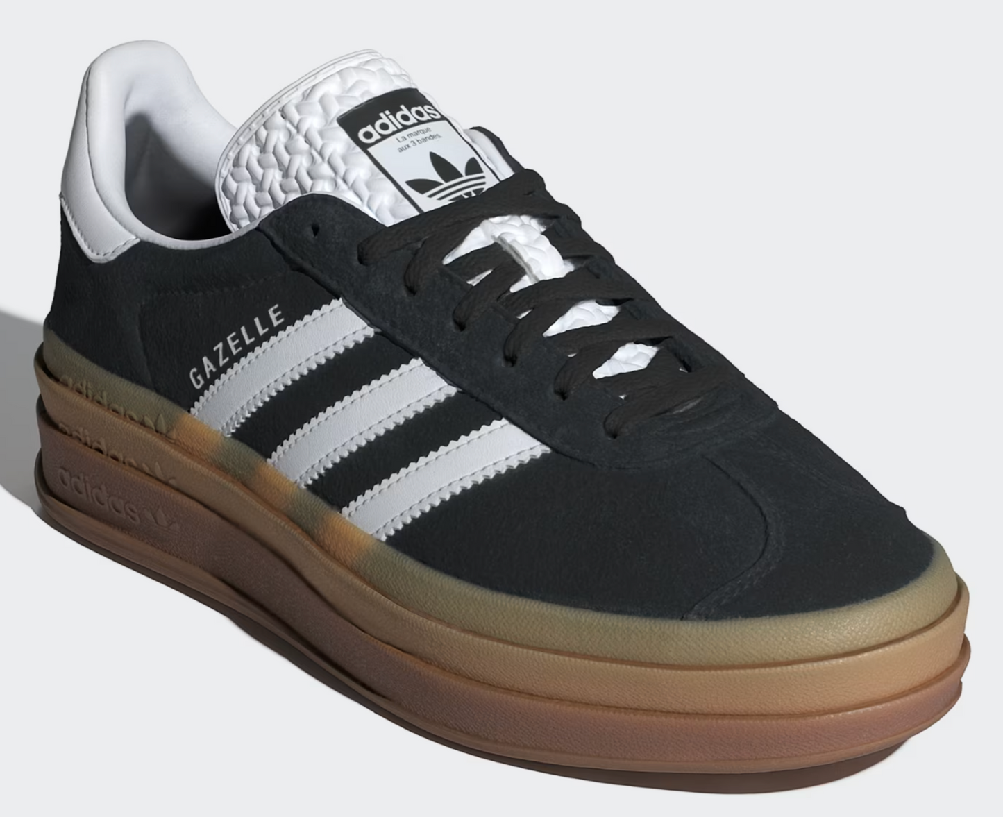 Adidas Women's Bold Gazelle 'Black White Gum' Sneakers - Size 11W