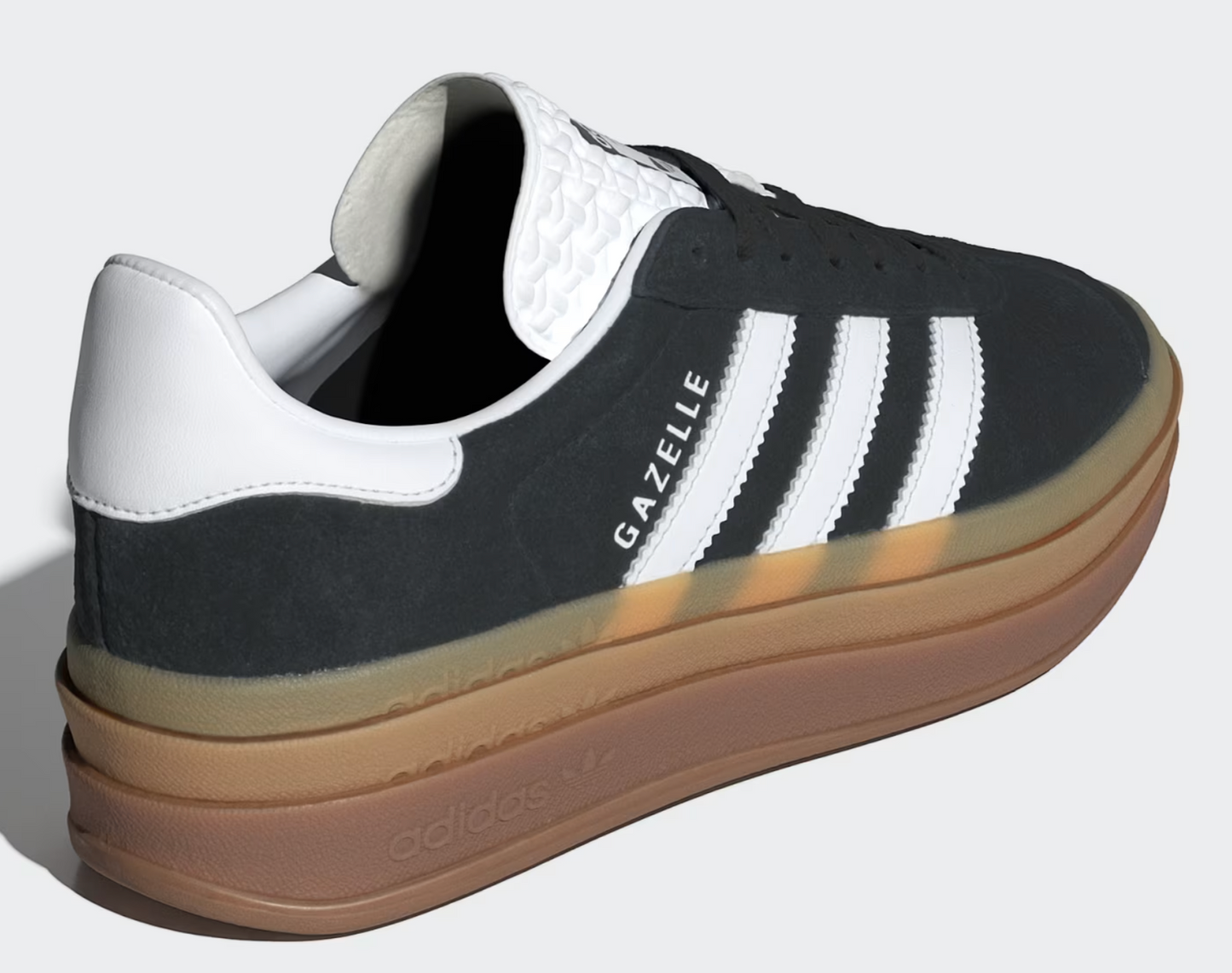 Adidas Women's Bold Gazelle 'Black White Gum' Sneakers - Size 11W