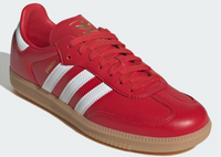 Adidas Samba OG 'Red/White Gum Bottom' Sneakers - Size 9M