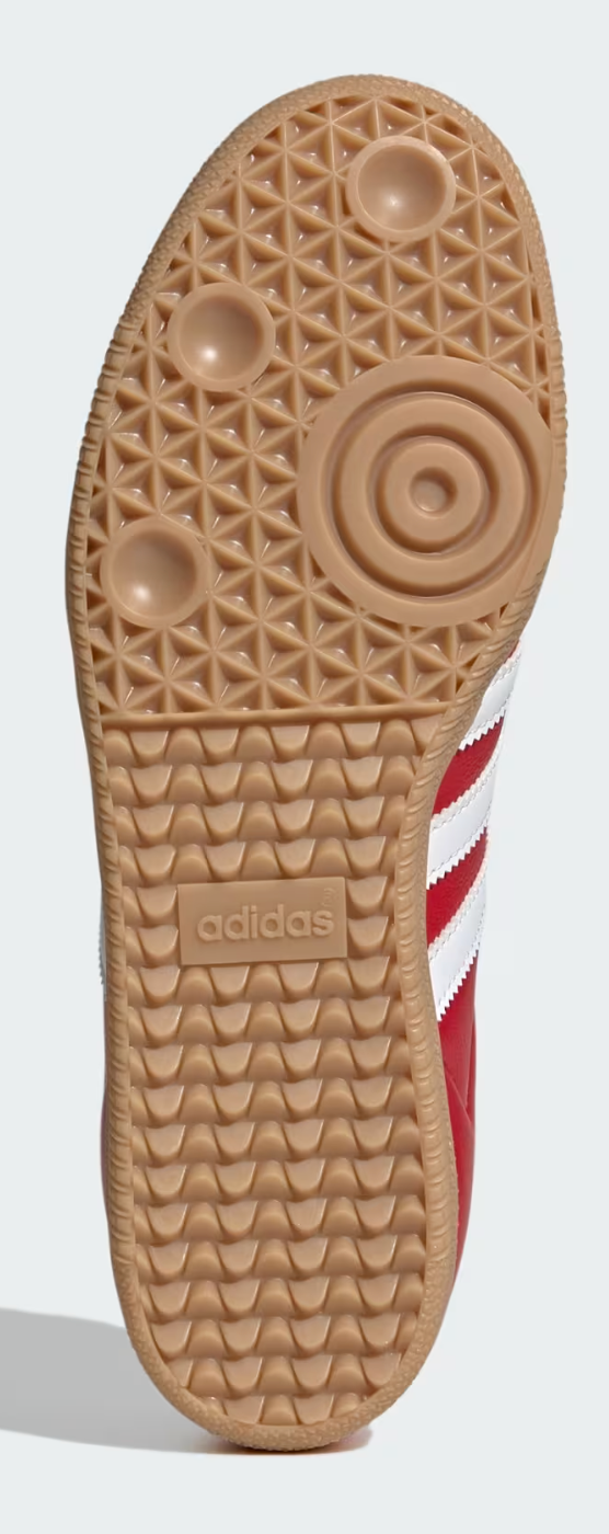 Adidas Samba OG 'Red/White Gum Bottom' Sneakers - Size 8.5M