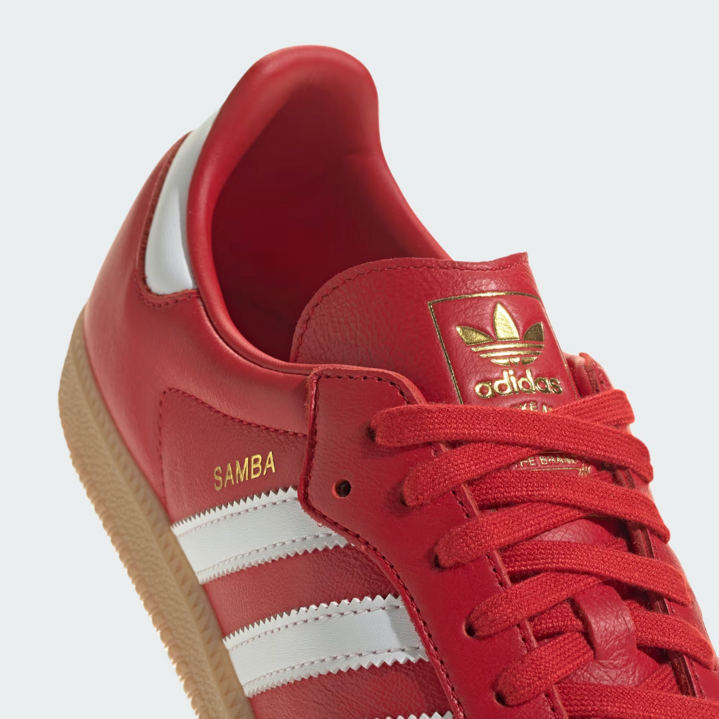 Adidas Samba OG 'Red/White Gum Bottom' Sneakers - Size 8.5M