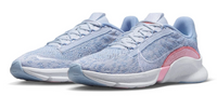 Nike Women's SuperRep Go Flyknit Next Nature 'Grey/Pink' Sneakers - Size 6W