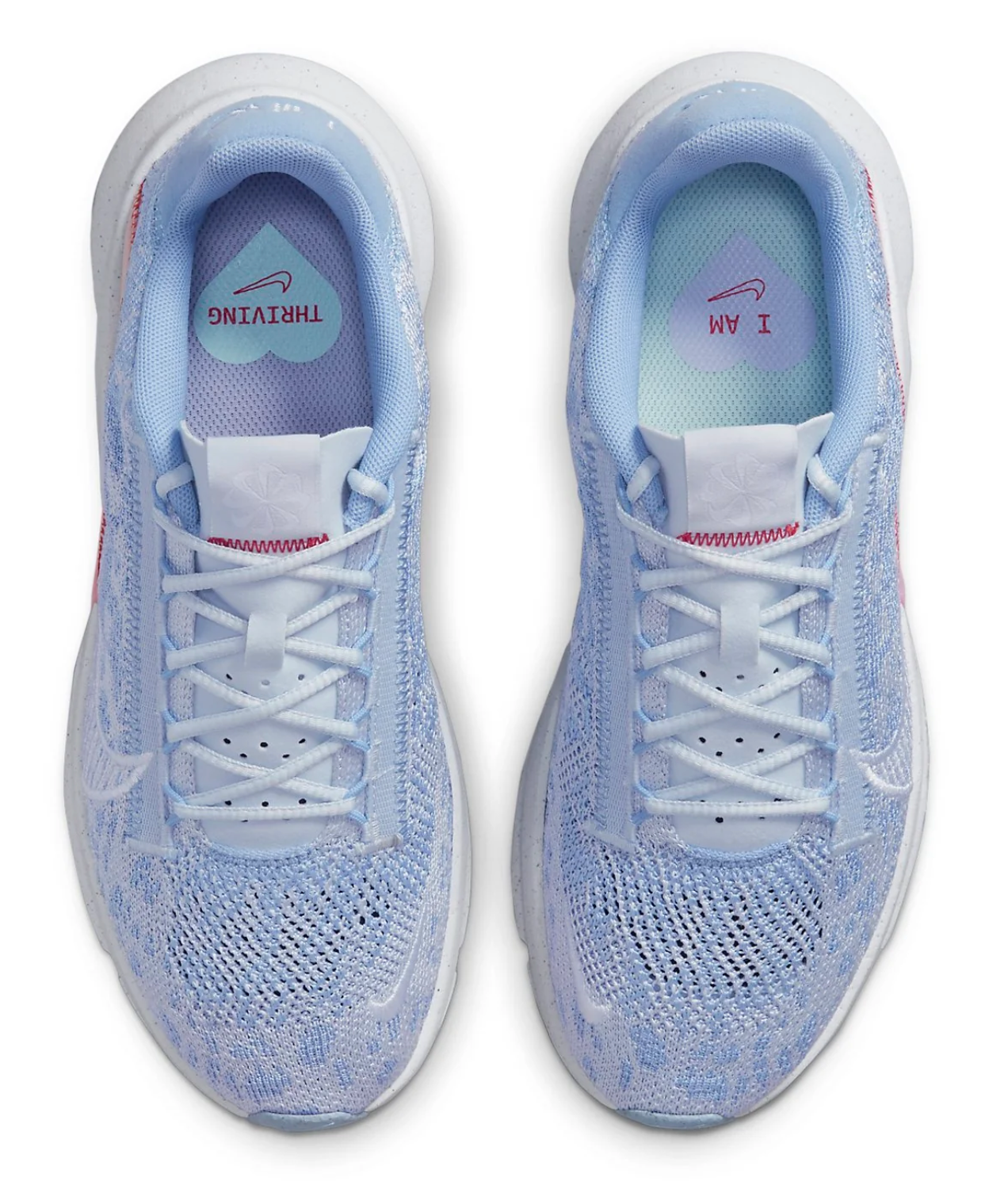 Nike Women's SuperRep Go Flyknit Next Nature 'Grey/Pink' Sneakers - Size 6W