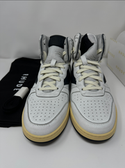 RHUDE Authentic Rhecess High Sneaker 'White Black' MSRP $685.00 Size 7 Mens Shoe