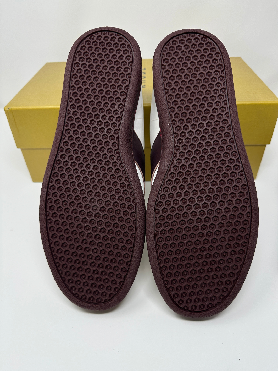 Rhude Court Shoe - White/Maroon MSRP $670