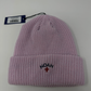 Noah NY Brand New Marled Logo Pink Beanie - One Size