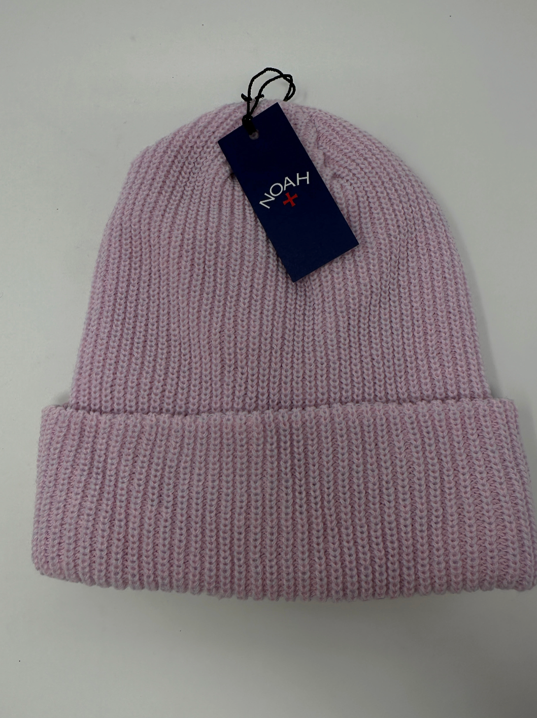Noah NY Brand New Marled Logo Pink Beanie - One Size