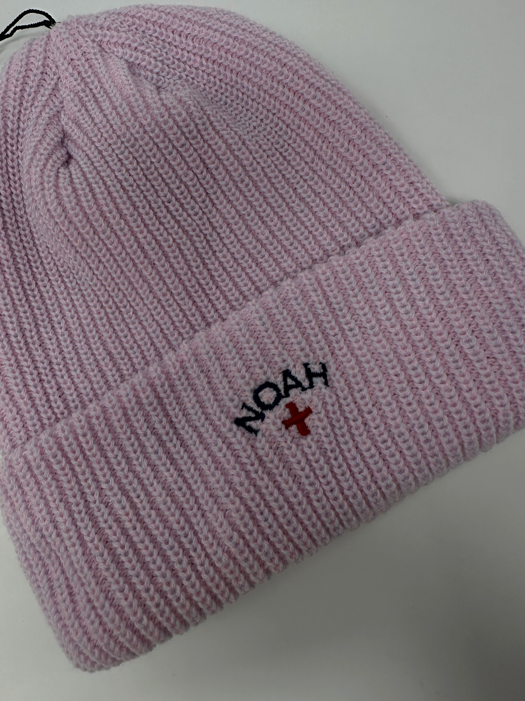 Noah NY Brand New Marled Logo Pink Beanie - One Size