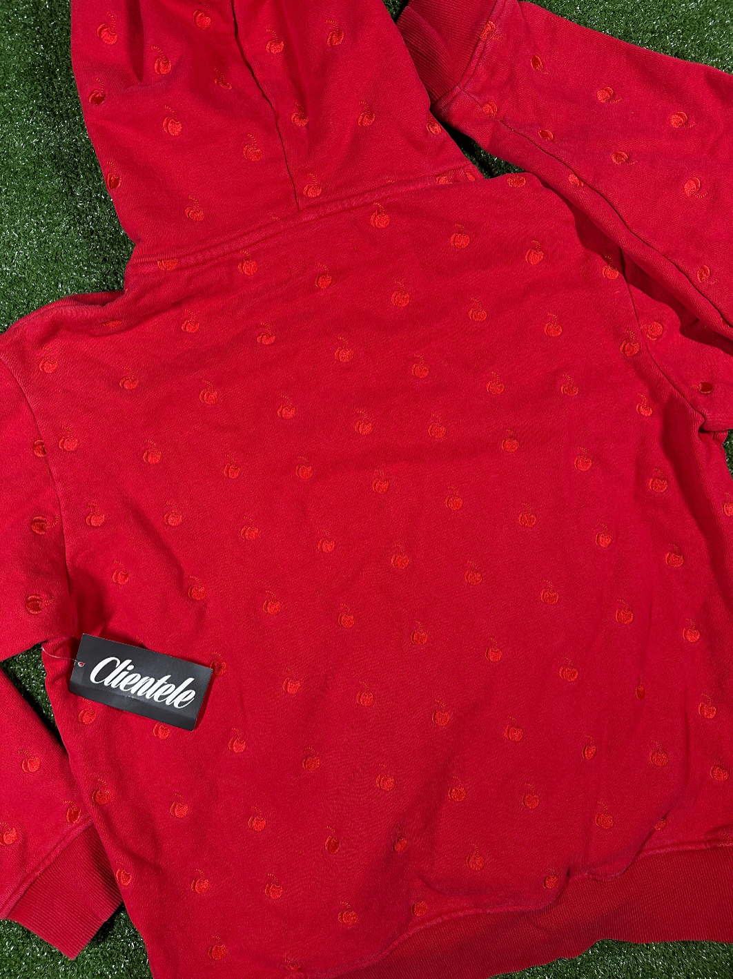 Kith X Cherry Coca-Cola Box Logo Men's Pullover Hoodie - Size Medium