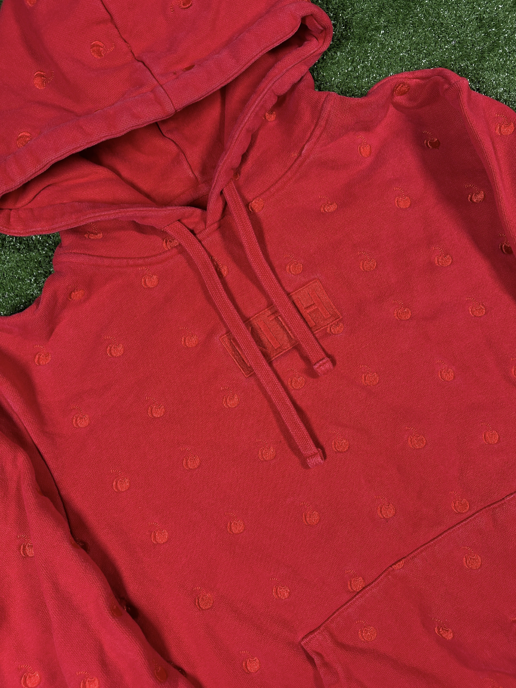 Kith X Cherry Coca-Cola Box Logo Men's Pullover Hoodie - Size Medium