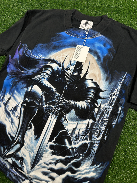 Warren Lotas ' The Protector' Black Men's T-Shirt - Size Medium