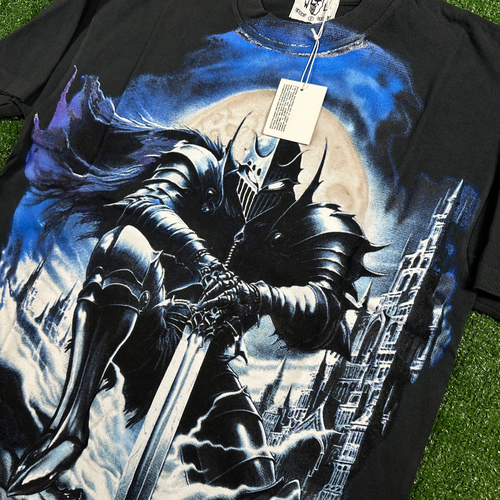 Warren Lotas ' The Protector' Black Men's T-Shirt - Size Medium