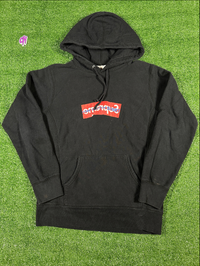 Supreme CDG SS17 Box Logo Pullover Hoodie (Damaged) - Size Medium