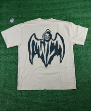 Warren Lotas 'Bat Logo' Men's Tan S/S T-Shirt - Size Medium