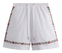 Kith Windowpane Eyelet Active Short 'White' Size Medium BRAND NEW