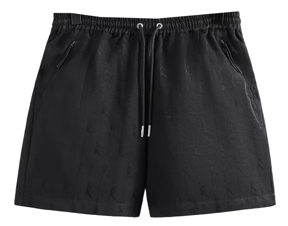 Kith Jacquard Faille Cedar Short Black Size Extra Small BRAND NEW