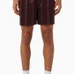 Kith Pinstripe Tricot Active Men's Shorts - Magma Red - Size Small