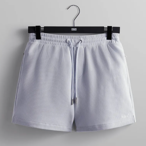 Kith Baby Waffle Graham Shorts - Angelite Blue - Size Small