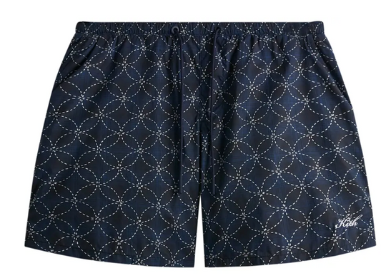Kith Geometric Stitch Active Swim Short 'Nocturnal' Size Small BRAND NEW