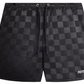 Kith Checkered Satin Collins Men's Shorts - Size Small