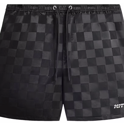 Kith Checkered Satin Collins Men's Shorts - Size Small