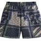 Kith Silk Twill Lewis Men's Shorts - Vista Navy - Size Small