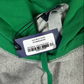 Noah NY Color Block 'Grey/Kelly Green' Pullover Hoodie - Size Small