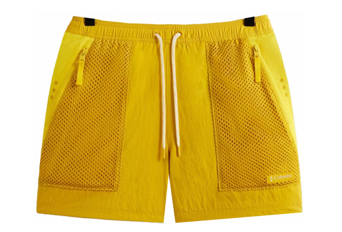 Kith x Columbia Wind Short Gold Leaf Size Medium BRAND NEW