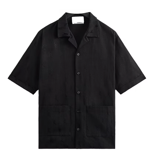 Kith Jacquard Faille Reade Shirt Black Size Small BRAND NEW